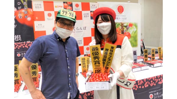 GI「東根さくらんぼ」品評会開催「最優秀賞 三席」の佐藤錦を出荷　食文化