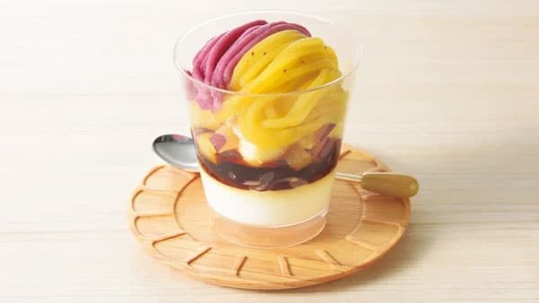 さつまいも博×ローソンのコンビニスイーツ「お芋のモンブランパフェ」発売
