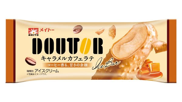 ドトールコーヒー監修アイスバー「ドトール キャラメルカフェラテ」新発売　協同乳業