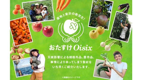 猛暑で日に焼けたトマトをレスキュー「おたすけOisix」で畑のフードロス削減