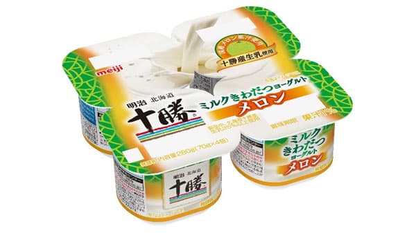 「明治北海道十勝ミルクきわだつヨーグルト メロン」新発売