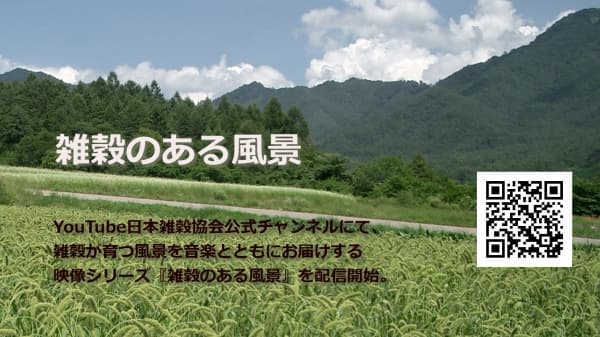 YouTube番組『雑穀のある風景』配信開始　日本雑穀協会