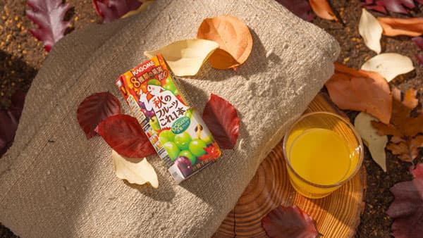 季節限定「秋のフルーツこれ一本 発酵白ぶどう＆洋梨ブレンド」新発売　カゴメ