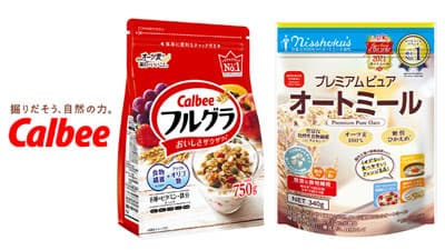 オートミール製造販売の日本食品製造と業務提携　カルビー
