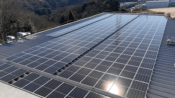 サラダクラブ三原工場　太陽光パネルの稼働を開始