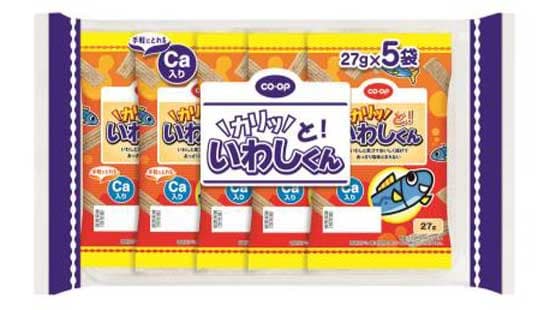 上半期「熱量」ランキング発表　1位は「カリッと！いわしくん」日本生協連