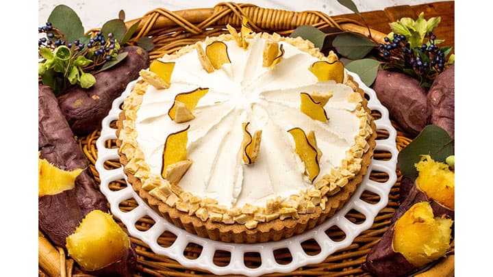 ＪＡ茨城旭村のオリジナルさつまいも「旭甘十郎」のタルト発売　キル フェ ボン