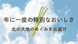 北海道の新鮮アスパラを格安で　ワインとセットで数量限定販売