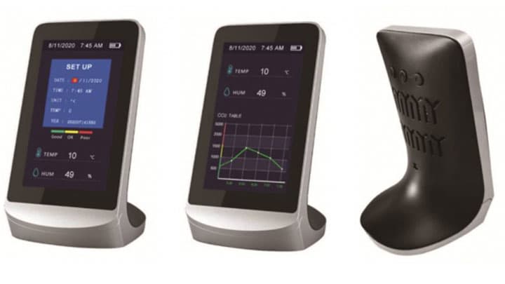 感染リスクを軽減　多機能空気検知モニター発売　アイキューラボ