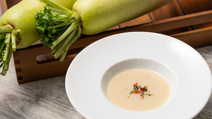 大根農家を救う支援プロジェクト「大根ポタージュde元気」発売　横浜ベイシェラトン