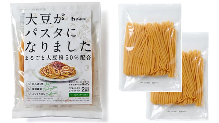 日本のスーパーフード「大豆」で作った新感覚パスタ発売　ハウス食品