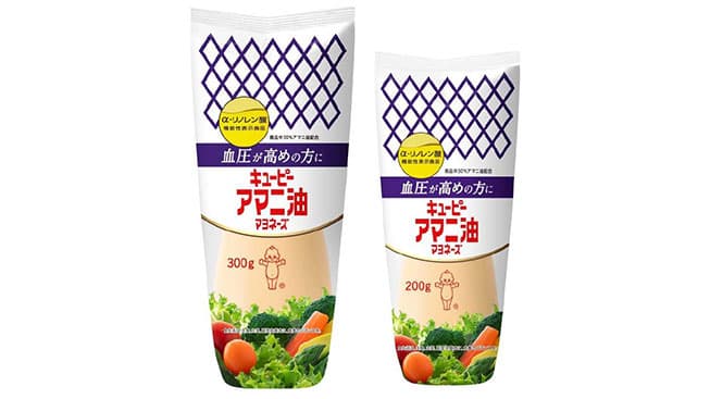 血圧が高めの人へ　「キユーピー アマニ油マヨネーズ」パッケージ一新