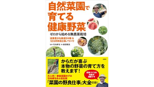家庭菜園のプロが伝授 「自然菜園で育てる健康野菜」発売　宝島社