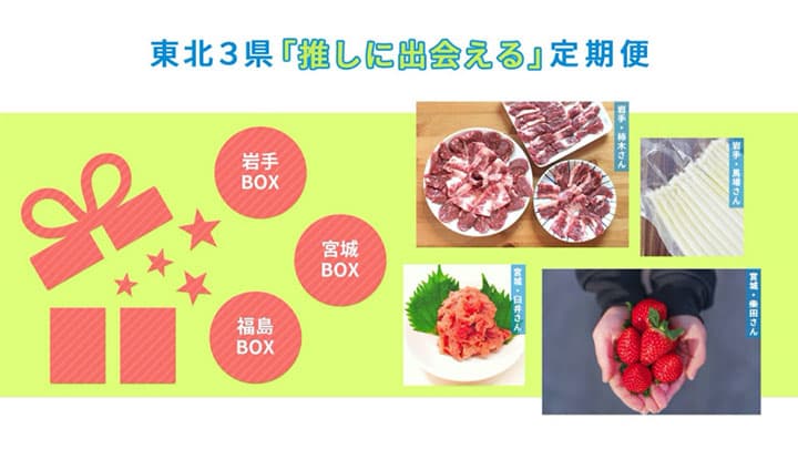 東北被災3県の食材が毎月届くサービス開始　ポケットマルシェ