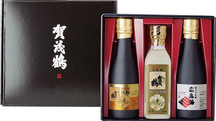 高級感あるコンパクトな3種類「賀茂鶴プレミアムセット」発売