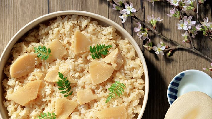 新鮮な朝堀りたけのこの「筍まぜごはんの素」など発売　石井食品