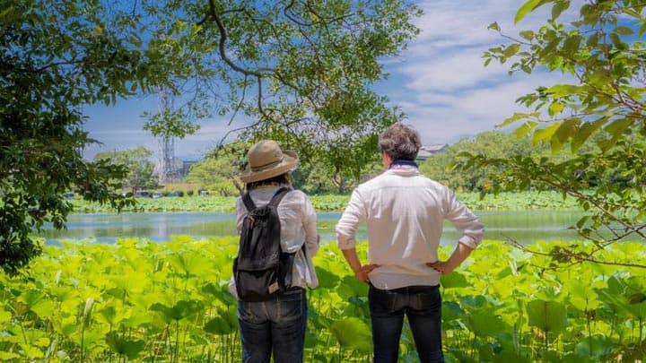 健康体験プログラム始動　体験型おもてなしウォーキングイベント開催　こゆ財団