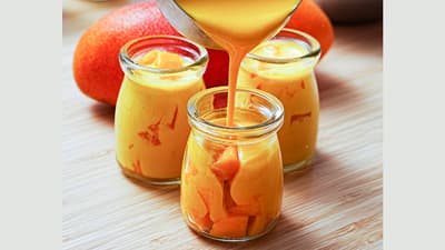 「豊洲パーラー」第1弾「マンゴーだらけのマンゴープリン」発売