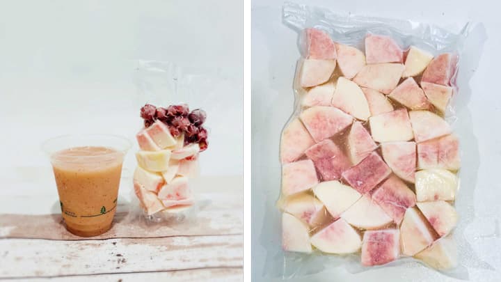 豪雨被害の桃600キロを救出　特殊冷凍で販売開始　デイブレイク×ココナッツキュア