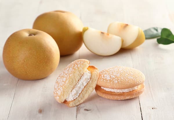 ＪＡ横浜「幻の浜なし」と「ナボナ」がコラボ　数量限定販売　亀屋万年堂