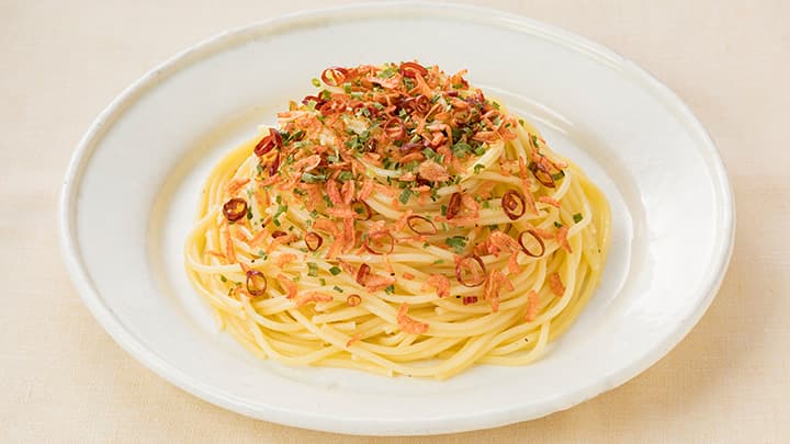 あえるパスタソース「香ばし海老のペペロンチーノ」新発売　キユーピー