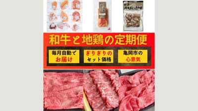 京都・丹波地鶏と和牛が届く定期便　ふるさと納税で新発売　ヤマモト