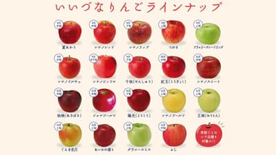 20種類コンプリート「りんご食べ比べスタンプラリー」開催　長野県飯綱町