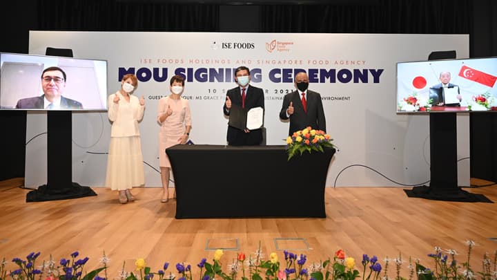 最新の鶏卵農場開発でシンガポール食品庁とMOU締結　イセ食品