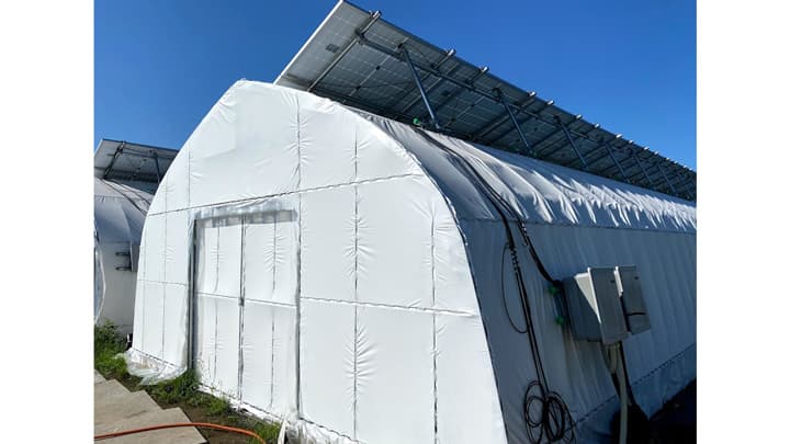 農業のカーボンニュートラル化 「省エネ断熱・再エネハウス施設栽培」稼働　TSUBU