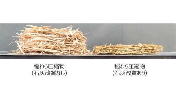 稲わらを石灰処理後に高密度化　CaPPAプロセスを開発　農研機構