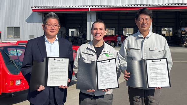 ＪＡ全農あおもり、外川農機と三者連携　AI自走ロボットの実証・販売強化へ　輝翠