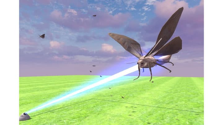 害虫の飛行パターンをモデル化し位置を予測　レーザー駆除に期待　農研機構