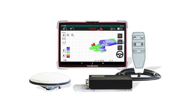 レーザー発光器の要らないGNSSレベラーとラジコン草刈機を新発売　HOSAC