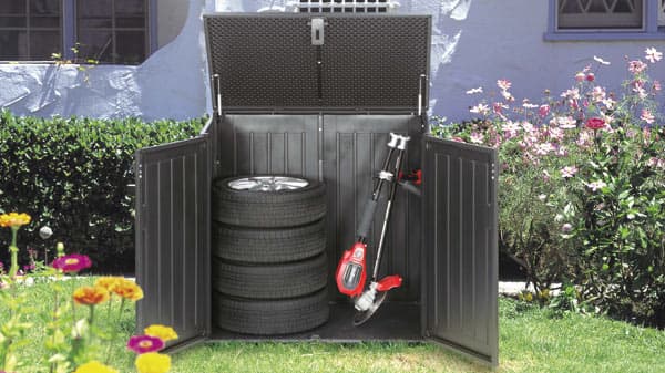 小型農機具など"ちょっとした"収納に「フルオープンガーデンコンテナ」新発売　コメリ