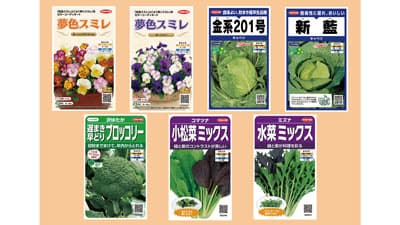 絵袋種子「実咲」シリーズ　2024年秋の新商品7点を発売　サカタのタネ