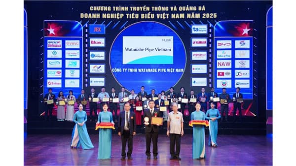 農業用ビニールハウスの品質が評価「優秀FDI企業トップ20」などに選出　渡辺パイプベトナム