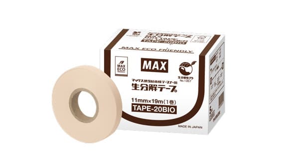 マックスの誘引結束機「テープナー」用『生分解テープ』がグッドデザイン賞を受賞