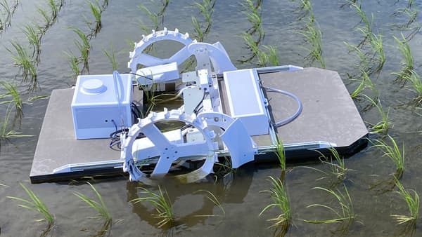 農業用除草ロボット「SV01」開発　農薬を使わない水田の初期除草を省力化　ソルトフラッツ