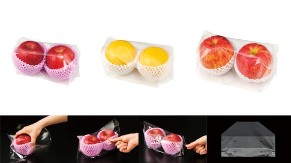青果物2玉用トレーをフィルムで代替「シンプルパック」発売　エフピコチューパ