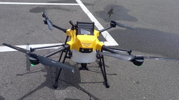 福島の農業高校でドローンに関する勉強会開催　NTTイードローン