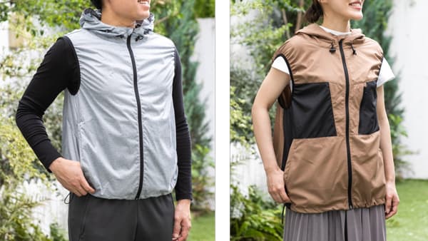 農作業の熱中症対策に　ファン付きウェア「K＋WORKSフード付きベスト」発売　コメリ
