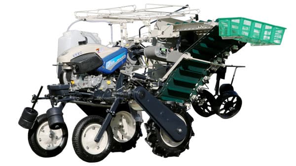 苗適応性と作業性が向上！ 歩行型かんしょ移植機を新発売　井関農機