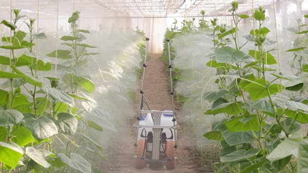 除草・防除作業を遠隔ラジコン操作で　農作業支援ロボット「ウネマキ」発売