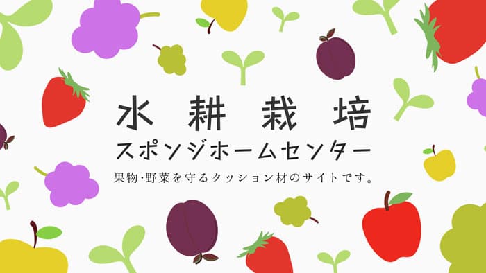 農業向けスポンジ資材専門サイト「水耕栽培スポンジホームセンター」公開　富士ゴム産業