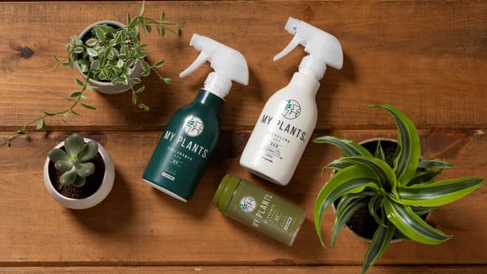 インテリアになじむ観葉植物の肥料と殺虫剤「MY PLANTS」新登場　住友化学園芸