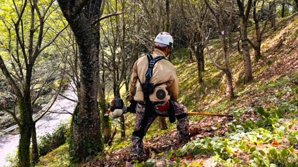林業の人手不足と腰痛課題解消へ　香川西部森林組合がアシストスーツを導入　イノフィス