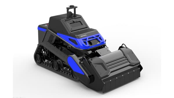 草刈りは手放しで　AI+自律走行「MAIRAVO」コンセプト機発表　オカネツ工業