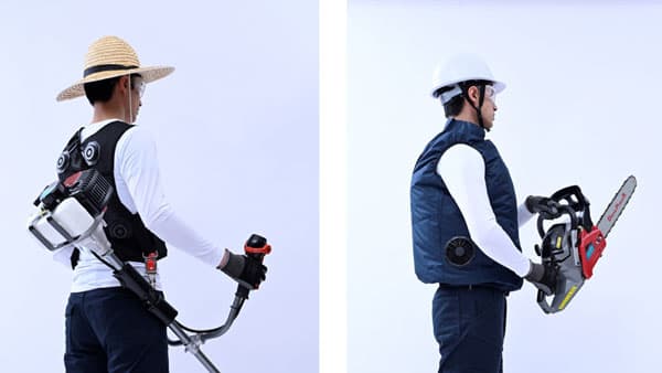 動きやすさと即冷効果　酷暑の作業も快適な「ファン付きウェア」新発売　山善