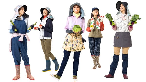 おしゃれで機能的な畑の仕事服「のらスタイル通信」2023年春夏号発行　ユニワールド