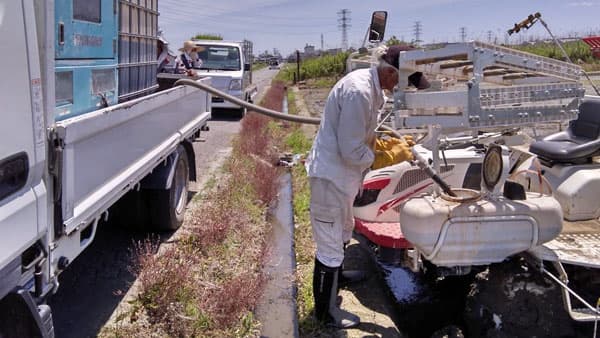 2023年度ペースト生育試験結果「食味収量は良好」「身体的負担軽減」三菱マヒンドラ